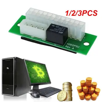 1/2/3PCS Power Sync kezdőkártya Több merevlemez Videokártyák 24pin Atx Add2psu Adapte bányászathoz Bányász Add2psu
