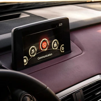 1 DB 8 hüvelykes érintőképernyős digitalizáló fekete ABS Mazda CX-9 2016-2020 üvegautós rádióhoz GPS navigációs alkatrészek TK49-61-1J0B