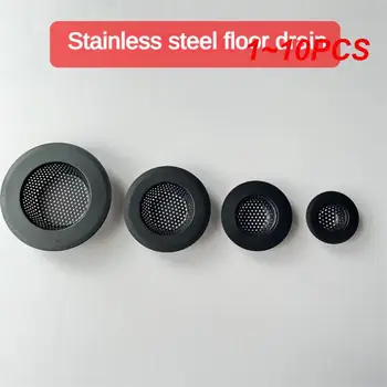 1 ~ 10DBS rozsdamentes acél mosogatószűrő csapda kád hajfogó dugó konyhai élelmiszer-salak hálószűrő fém padlólefolyó