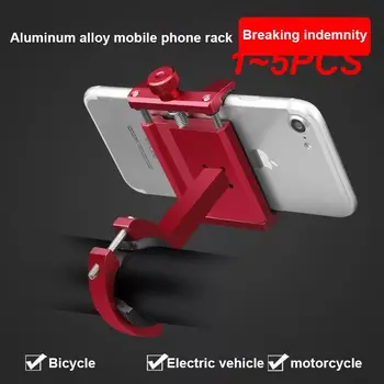 1 ~ 5DBS Kormány szár Telefontartó Alumíniumötvözet Motorkerékpár kormány Tartó Mobiltelefon állvány MTB kerékpár navigáció GPS
