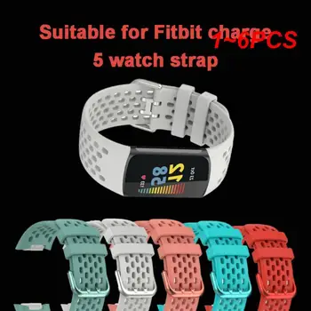1 ~ 6PCS Hivatalos óraszíj a Fitbit Charge 5 szíj correa Smartwatch Sport csuklópánthoz a Fitbit Charge5 szíjhoz lélegző