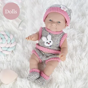 10 hüvelykes Lovely Reborn Baby puha szilárd szilikon baba Kézzel készített újszülött élethű újjászületett baba játékok gyerekeknek Várandós anya játék