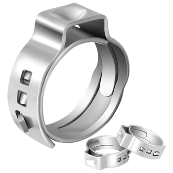 100 db kiváló minőségű 304 rozsdamentes acél Pex krimpelő gyűrűk Pex csőszerelvény bilincsgyűrűk 3/4 hüvelykes