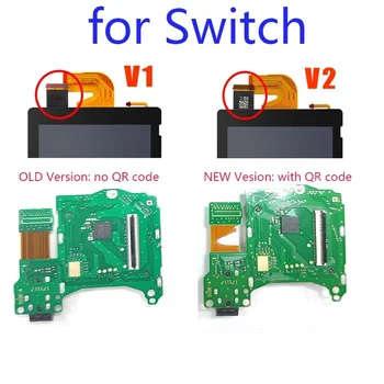 1db Eredeti Nintendo Switch V1 V2 játékvezérlőhöz Game Host Card Slot kártyaolvasó aljzat fülhallgatóval Nyák kártya csere