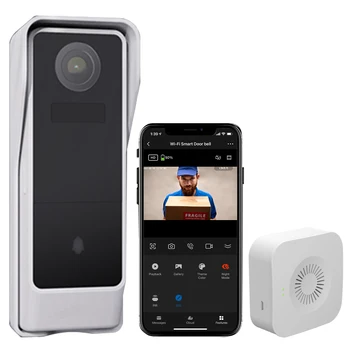2022 új érkező intelligens otthoni videó csengő 1080P csengő videokamera éjjellátó