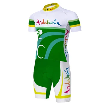 2023 Spanyolország kerékpáros skinsuit férfiak ANDALÚZIA kerékpáros mez férfiak kerékpáros skinsuit kerékpár jumpsuit Triatlon body, 20D gélpárna