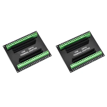 2X ESP32 kitörési kártya GPIO 1 - 2 kompatibilis a NodeMCU-32S Lua 38Pin GPIO bővítőkártyával
