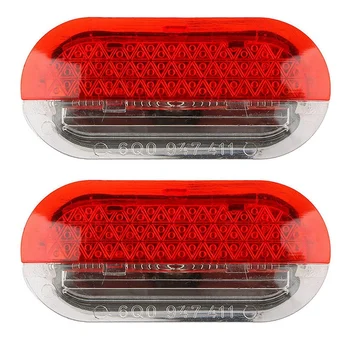 2X LED autó belső ajtó jóvoltából figyelmeztető lámpa fényminőség Beetle Golf Jetta MK4 1999-2004 1J0947411B
