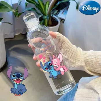 500ml Disney rajzfilm öltéses sport vizes palack műanyag hordozható ivópohár szivárgásmentes vízálló utazási kupa karácsonyi ajándék