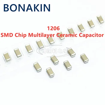 50DB 1206 4.7NF 50V 250V 500V 1000V 2000V 472K 10% X7R SMD chip többrétegű kerámia kondenzátor