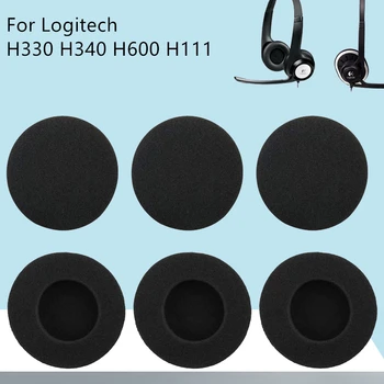 50mm Univerzális szivacsos fülpárnák Logitech H330-hoz H340 H600 H111 fülvédő Sennheiser PX100 PX200 szivacsvédő fülhallgató fülpárnák