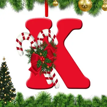 akril betűdísz Aranyos dekoratív karácsonyi ajándékok Aranyos dekoratív karácsonyi ajándékok DIY karácsony 26 betűs díszek