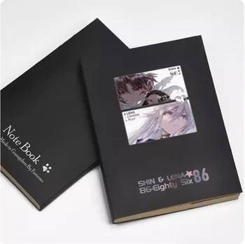 Anime 86 - Nyolcvanhat napló Iskolai jegyzetfüzet papír Napirend tervező Vázlatfüzet ajándék gyerekeknek Jegyzetfüzetek 2080