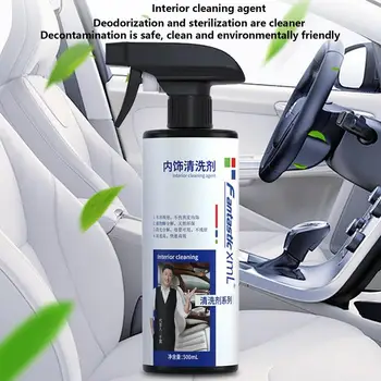  autó bőrtisztító spray 500ml bőrápoló spray tisztító megakadályozza a kanapék repedését / elhalványulását Autótisztító kellékek autókhoz