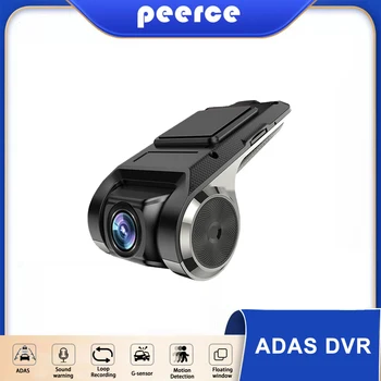  Autó DVR Dash Cam Full HD 1080P Dash Cam DVD-hez Android lejátszó ADAS LDWS navigációs egység Automatikus audio hang riasztás videofelvétel