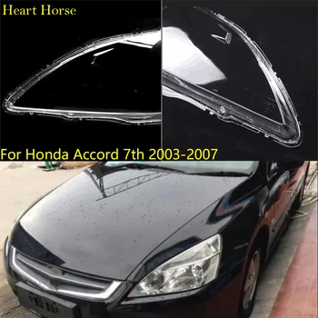  bal és jobb autó első fényszórólencse üveg burkolat Honda Accord 7th 2003-2007 fényszóró lencsefedél