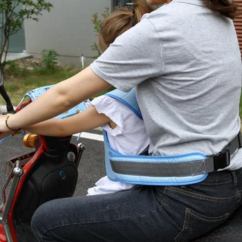 Biztonsági öv motorkerékpárhoz Gyermek biztonsági övek Lovaglási hevederek Motorkerékpár kiegészítők Állítható védőpad Kerékpár alkatrészek
