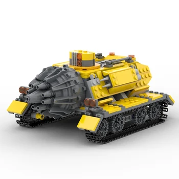 BuildMOC Űrgalaxis bányász játék Galacticeds autó Modell építőelemek Barlang bányászat Jármű Tartály DIY Kockák Játék gyerekeknek Ajándék