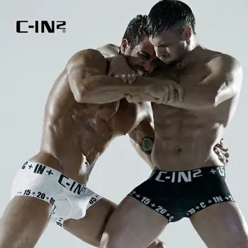 C-IN2 Férfi fehérnemű Ifjúsági sport alacsony emeletes szexi férfi rövidnadrág Fiú csípőemelés stílus lélegző kényelmes trend cin2 boxerek