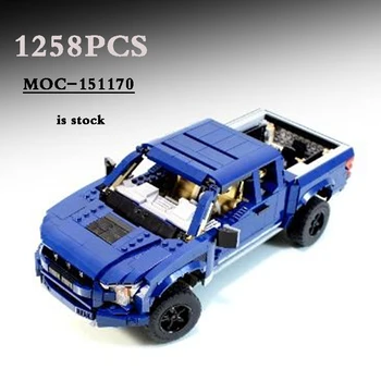 Classic Racing MOC-151170 1258db Sportautó modell-10265 Alternatív design DIY modell építőelemek játék születésnapi ajándék