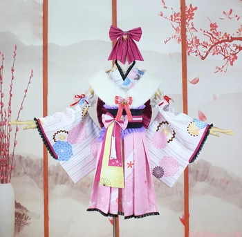 COSLEE Vtuber Hololive Hakui Koyori cosplay jelmez Kimonó ruha Halloween party öltöny szerepjáték ruházat egyedi gyártású ÚJ
