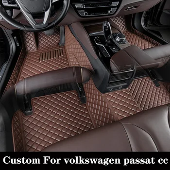Egyedi autó padlószőnyeg Volkswagen Cc 2010 2011 2012 2013 2014 2015 2016 2018 Luxus belső szőnyeg lábpárna automatikus tartozék