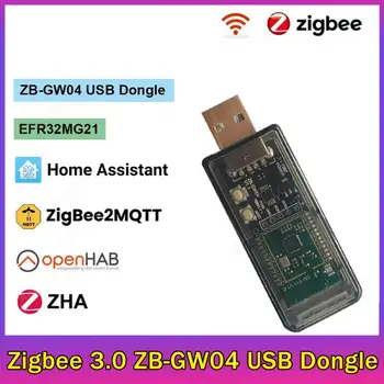  EWeLink Zigbee 3.0 USB dongle Silicon Labs alapú EFR32MG21 Zigbee Gateway ZB-GW04 adapter támogatás ZHA Zigbee2MQTT OpenHAB