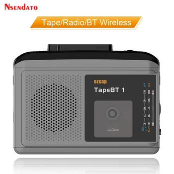 Ezcap244 TapeBT 1 hordozható Bluetooth kazettás magnó átalakító FM / AM rádióval Beépített hangszórómikrofon fejhallgatóhoz