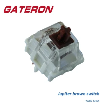Gateron Jupiter barna kapcsoló tapintható 5 tűs SMD RGB előre kenhető kapcsolók játékhoz Mechanikus billentyűzet tartozékok