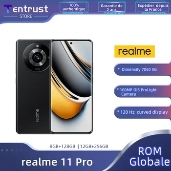 Global Rom realme 11 Pro 5G okostelefon MTK Dimensity 7050 6.7