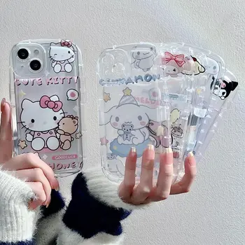 Hello Kitty Kuromi átlátszó telefontok Xiaomi Redmi 12C 11A 10 10C 10X 9 9A 9C 9T A2 Plus K30 K30i K40 K50 K60 Pro puha tok