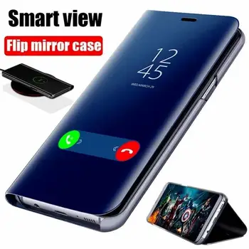  intelligens tükör mágneses állvány kihajtható telefontok toktok az Oppo Realmi Realmy Realm Relme Realme 9 Pro 5g RMX3471 6.6 Coque számára