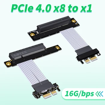  kiemelő PCI-E 4.0 x1 x8 hosszabbító kábel adapter PCIe 1x 8x támogatás Hálózati kártya merevlemez Videokártya Gen4 16G/bps ADT K18 R18