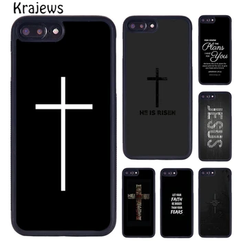Krajews Isten Jézus Krisztus keresztény telefontok iPhone 15 14 SE 6s 7 8 plus X XS XR 11 12 13 pro max coque