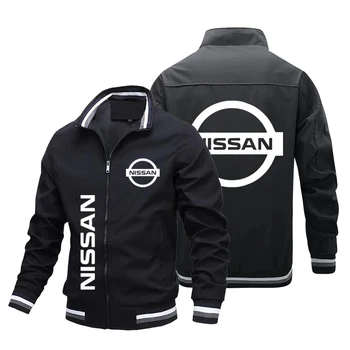 Legújabb luxus tavaszi és őszi új kabát alkalmi divat baseball egyenruha sport cipzáras Nissan kabát kapucnis kabát