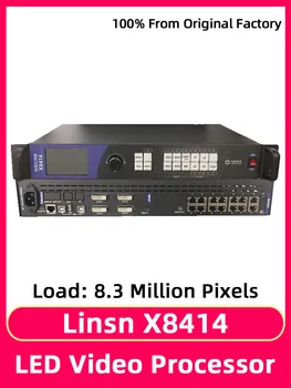 Linsn X8414 videoprocesszor-vezérlő támogatása 4 * DVI bemenetek beltéri színes LED kijelző modulhoz színpadi bérleti LED képernyő
