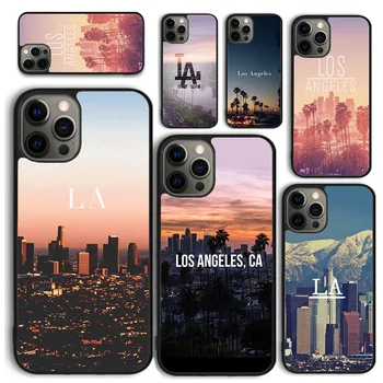 Los Angeles California Phone Case iPhone 15-höz SE2020 6 7 8 Plus XR XS Apple 13 11 12 14 Mini Pro Max borítóhoz coque fundas
