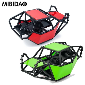 MIBIDAO Nylon Rock Buggy Roll Cage vázváz karosszéria alváz axiális SCX10 II 90046 1/10 RC lánctalpas autó modell Upgrade alkatrészek