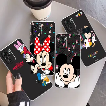 Mickey pár Minnie egér telefontok Xiaomi Redmi Note 11 Pro 9 12 5G 10 A2 K40 9S 11E 8 7 10C puha szilikon hátlap