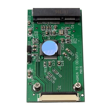 Mini SATA MSATA PCI-E SSD 40 tűs 1,8 hüvelykes ZIF / CE átalakító kártya IPOD IPAD-hoz Toshiba számára Hitachi ZIF merevlemezhez