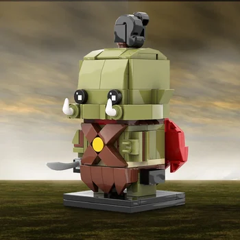 MOC Mini Ork Brickheadzs építőelem készlet Játék Akció Figura Biologicals Beast Experiment DIY Kocka játékok gyerekeknek ajándék