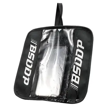  Motorkerékpár tartálytáska Mágneses vízálló táska telefon tárolására Mágneses telefontok kézi szíjjal érzékeny érintőképernyővel