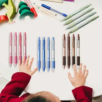 Nem festő gél tollak Préselő gél tollak Sima írás Zselés tollak kényelmes fogással diákoknak Gyerekek irodaszerek