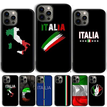 Olaszország jelölés Telefontok tok tok iPhone 15 14 13 12 Pro Max mini 11 Pro Max XS XR 6S 7 8 Plus SE 2020 Coque Shell