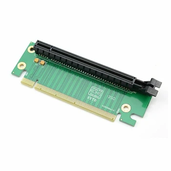 PCI-E PCI Express 16X 90 fokos adapter kiemelő kártya 2U méretű számítógépházhoz Készülékház PC átalakító bővítőkártya alkatrészek