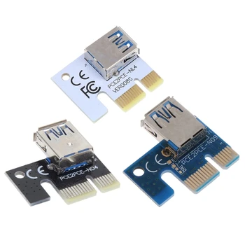 PCI Express 1X - 16X Extender 6pin adapter USB PCIE X1 grafikus kártya Ri