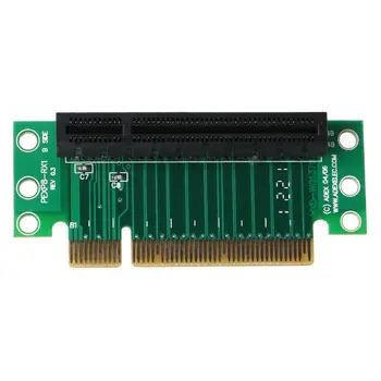 PCI PCI-E 1X 4X 8X adapter kiemelő kártya 90 fokos kiemelő átalakító kártya 1U/2U szerver házhoz