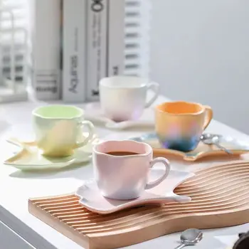 Pearl Glaze kávéscsésze Színes stílusú csésze Színátmenetes párok Bögrék Férfi és női ajándékok Üzleti ajándékok Vizescsészék INS