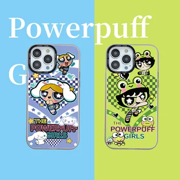 Powerpuff Girls kemény tok iPhone 15 14 13 12 11 Pro Max készülékhez