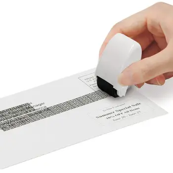Privacy Stamp Roller Guard Your ID Stamp Roller Identity Lopás megelőzése Roller Bélyegek adatokhoz vonalkód azonosító Adatvédelem Bizalmas